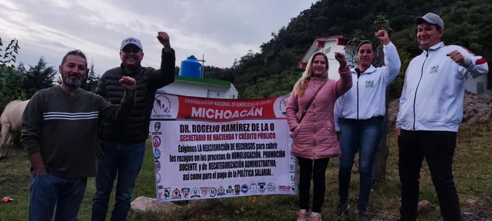 SUTCECYTEM paraliza planteles en Michoacán por paro nacional