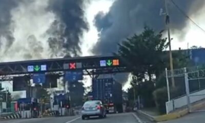 Vuelca y se incendia pipa con combustible en la autopista de Occidente6