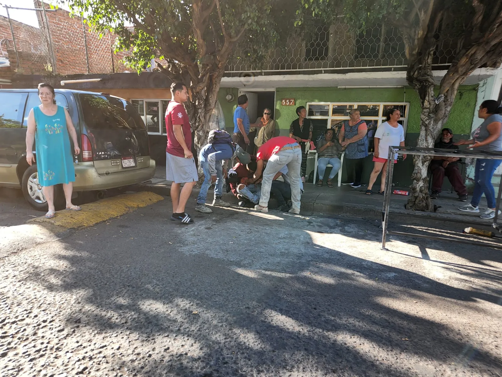 Balacera en Zamora deja dos lesionados