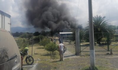 incendia bodega Indaparapeo