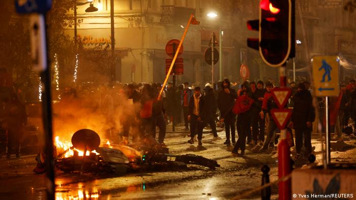 Disturbios en Bruselas tras derrota de Bélgica ante Marruecos