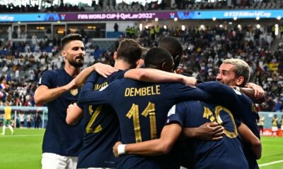 La poderosa Francia golea a Australia en el grupo D