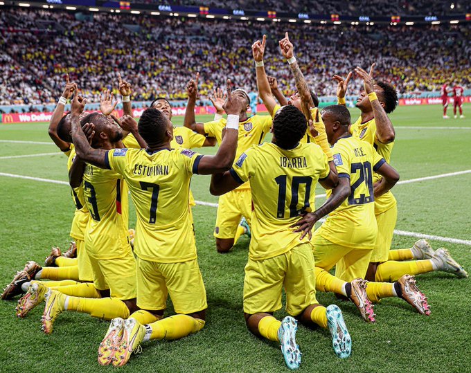 Gana Ecuador primer partido de Qatar 2022