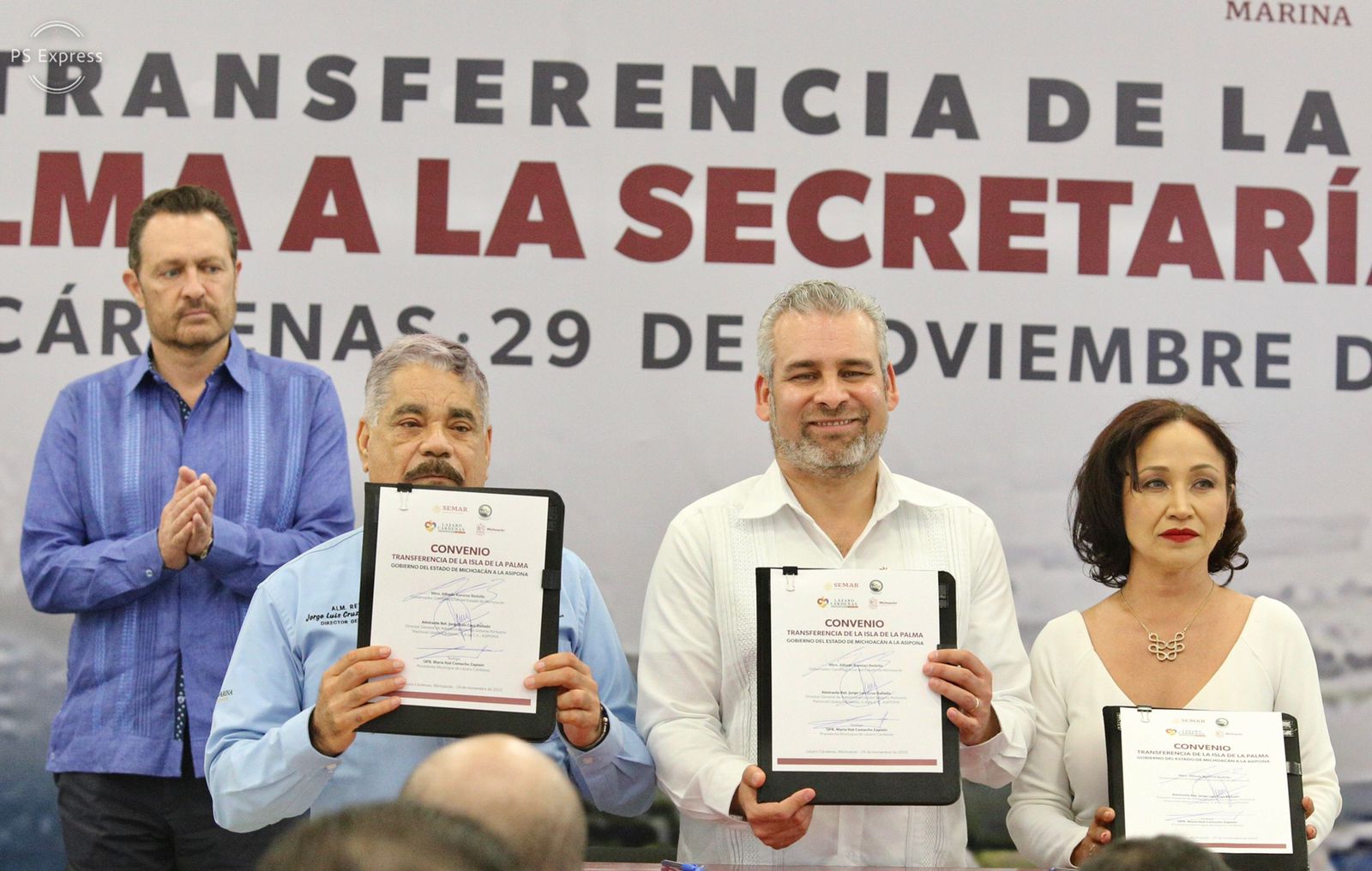 Gobierno de Michoacán transfiere Isla de La Palma