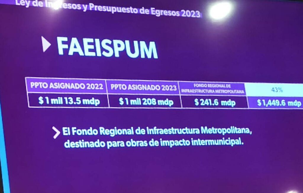 Anuncian aumento presupuestal 2023 a educación y SSP