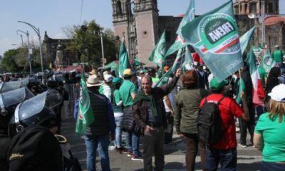 FRENA no pudo llegar al Zócalo; hace mitin en la colonia Guerrero
