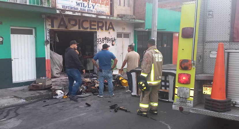 incendia tapicería Morelia