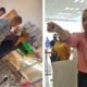 Reaparece 'Lady DEA' en restaurante de comida china; ¡se arma la grande!