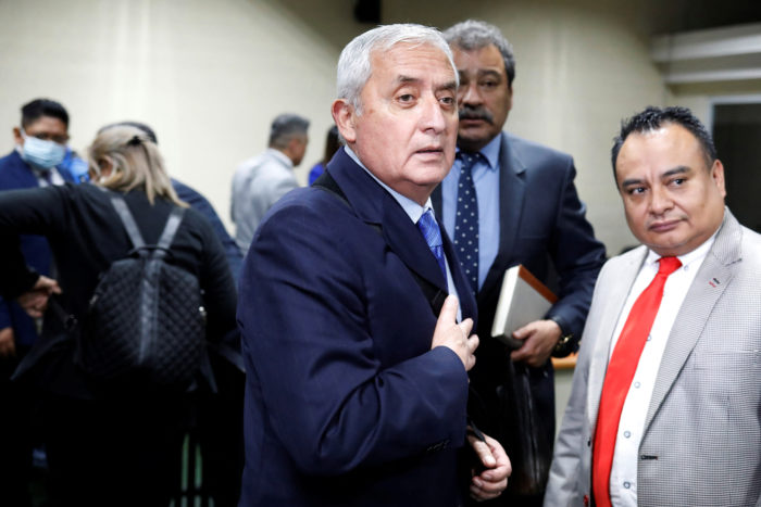 16 años de prisión para expresidente de Guatemala