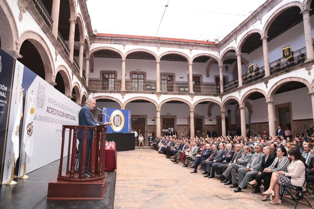 Agradece UMSNH a Ramírez Bedolla