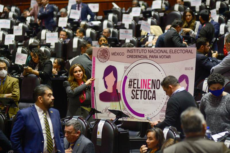 Diputados rechazan reforma electoral de AMLO