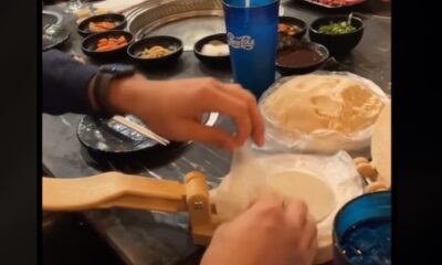 Mexicanos improvisan tortillería