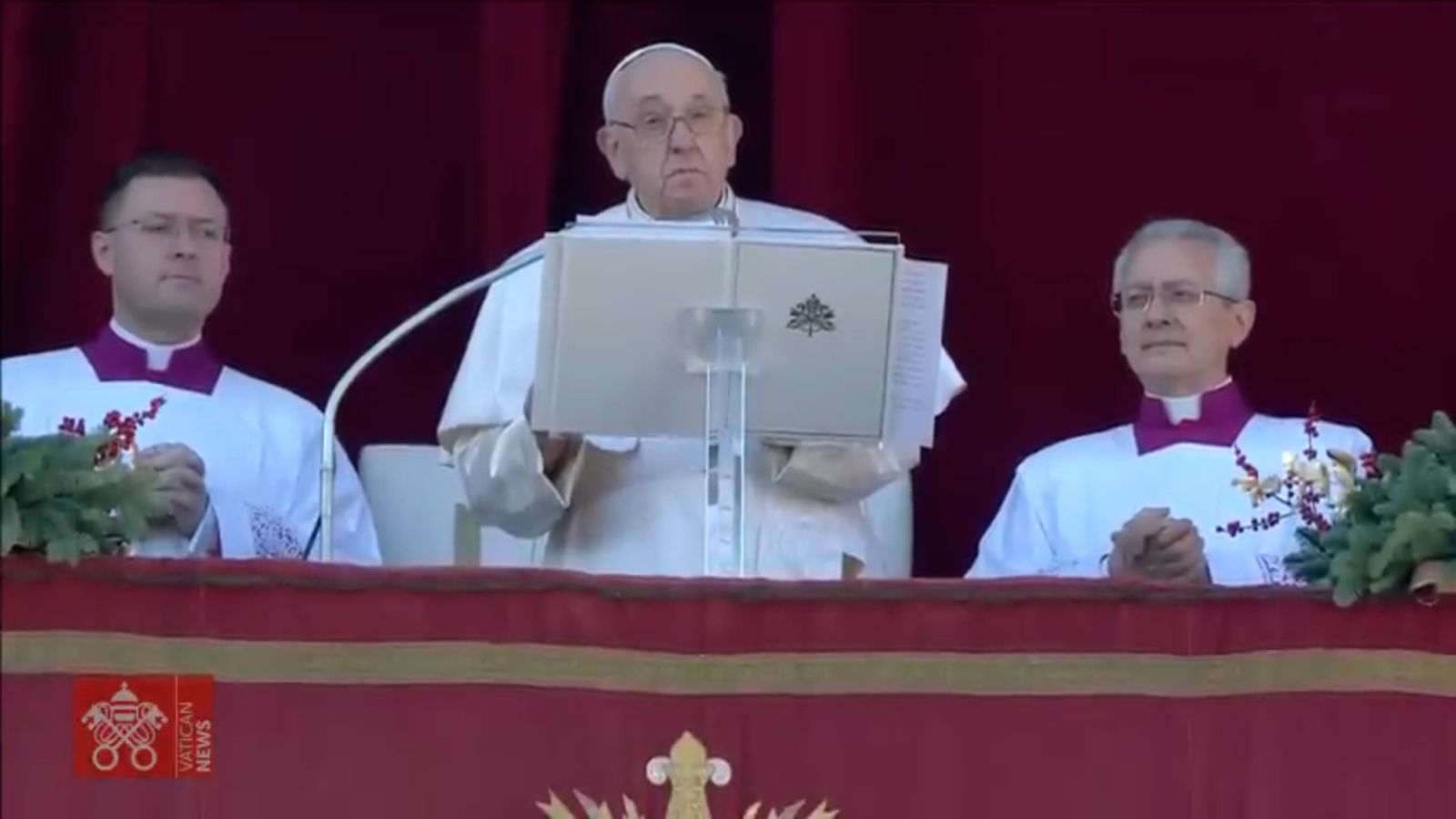 Urbi et Orbi Pide Papa Francisco poner fin a la guerra contra Ucrania