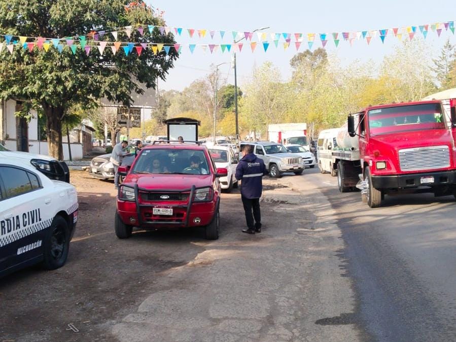 Accidentes viales ocasionan carga vehicular en Morelia