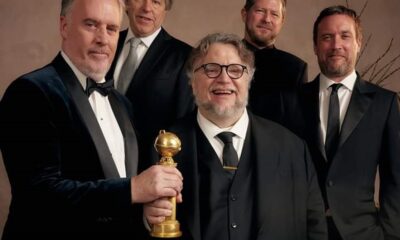 Guillermo del Toro dedica Globo de Oro a su esposa