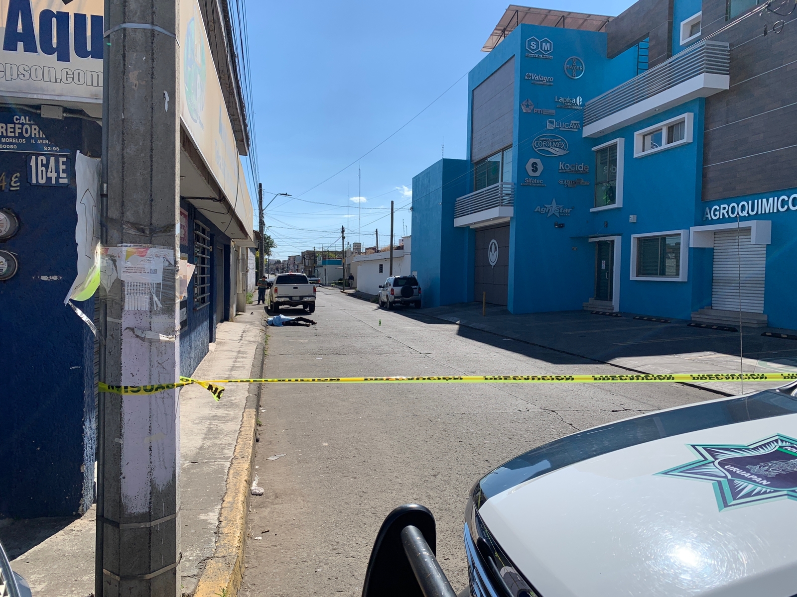 Matan de un balazo a un hombre en Uruapan