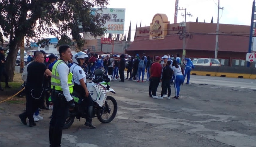 normalistas salida Pátzcuaro