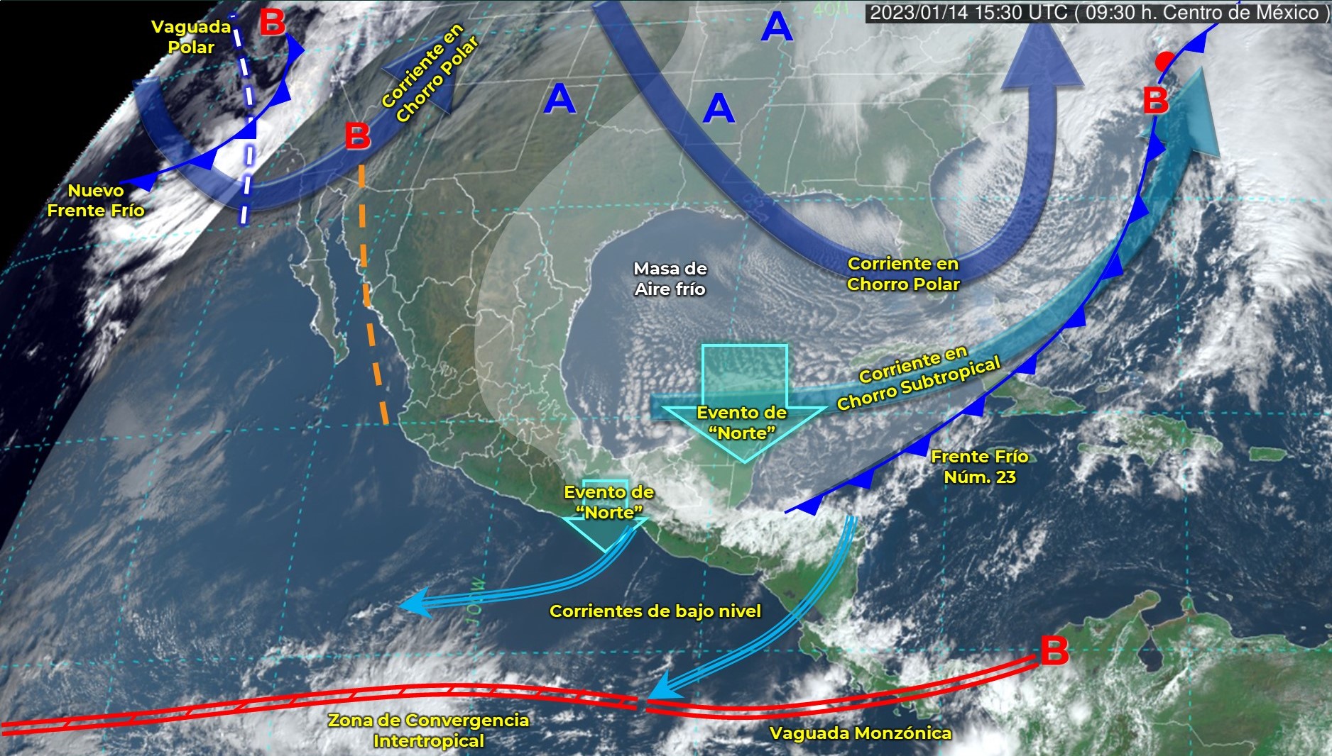 Frío y lluvias se mantendrán en el país, ¡abrígate bien!