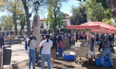 Asesinan a balazos a hombre en plaza de Pátzcuaro