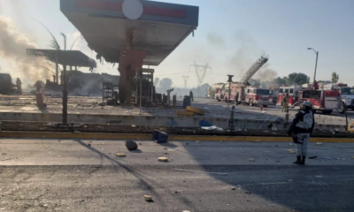 Explota pipa en gasolinera sobre la carretera Tula-Tlahuelilpan