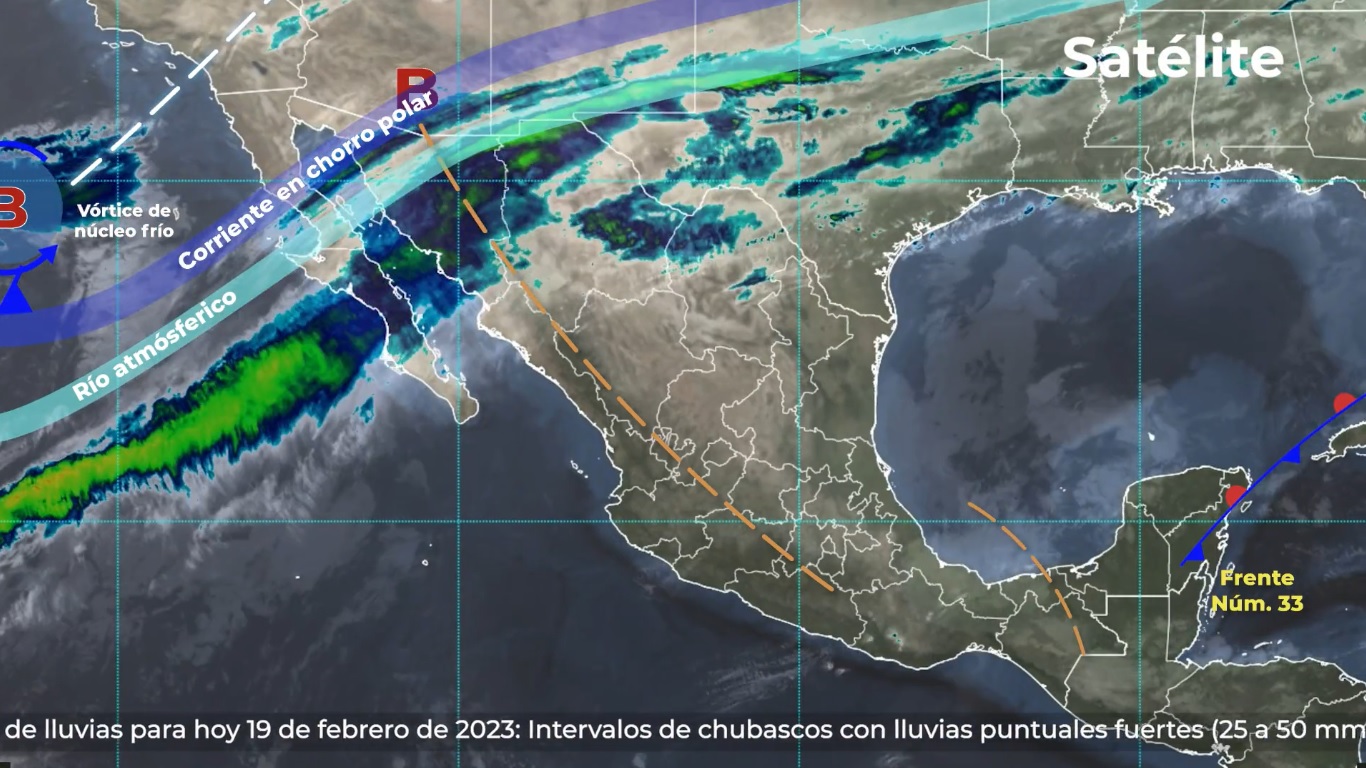 Se esperan lluvias fuertes en al menos cinco estados de México