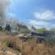 Se incendian autos en corralón rumbo a Ciudad Salud en Morelia