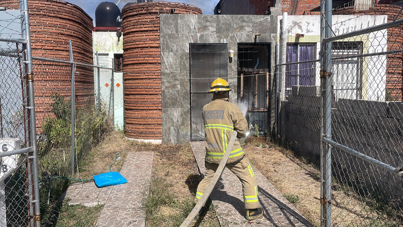 Se incendio en vivienda de Tarímbaro deja 1 lesionado grave