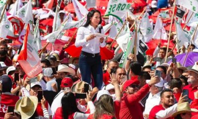 Alejandra del Moral cerró precampaña en Texcoco