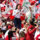Alejandra del Moral cerró precampaña en Texcoco