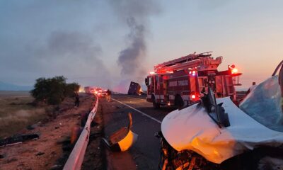Choque sobre la carretera a Salamanca deja 4 heridos