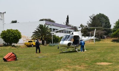 Disponibles dos helicópteros del estado para combatir incendios Bedolla