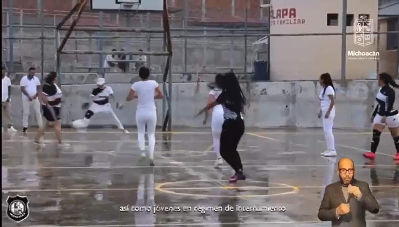 Fomentan el deporte entre internos de penales en Michoacán