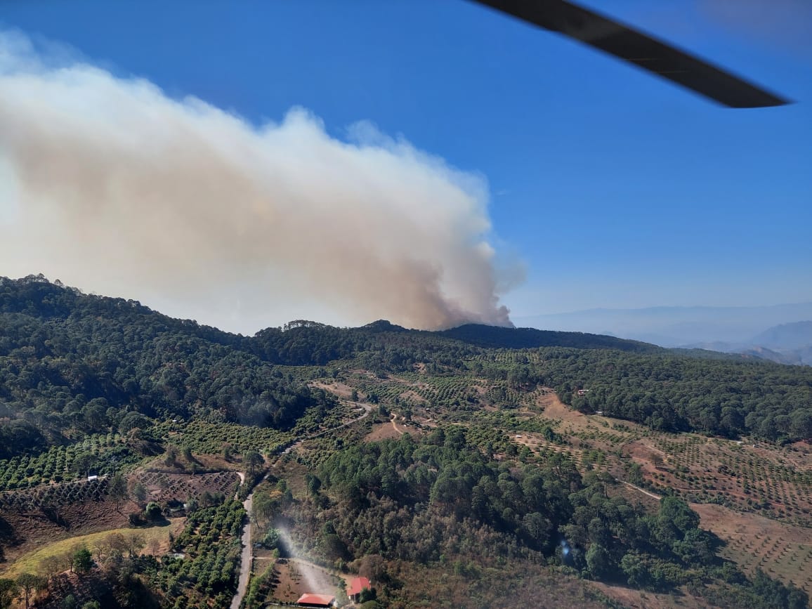Liquidan incendio forestal en Cotija