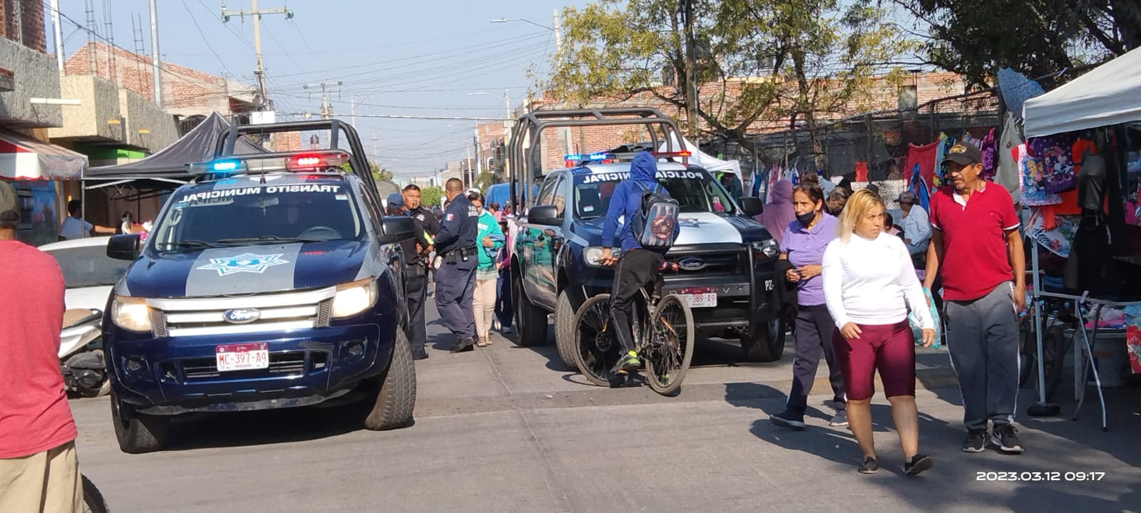 Mujer resulta con lesiones tras ser atropellada en Zamora