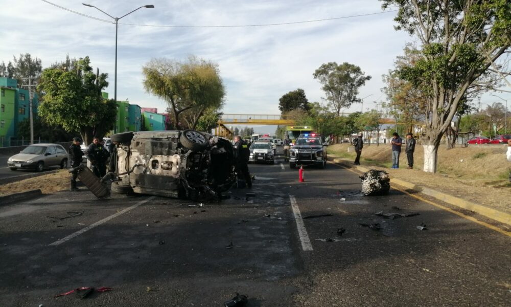 Pareja sufre lesiones graves tras accidente vial en Morelia