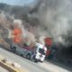 Reportan en Zitácuaro enfrentamientos y quema de vehículos