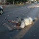 Fallece persona al impactarse con camioneta repartidora de agua