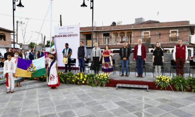 remodelación de plaza pública en Ihuatzio