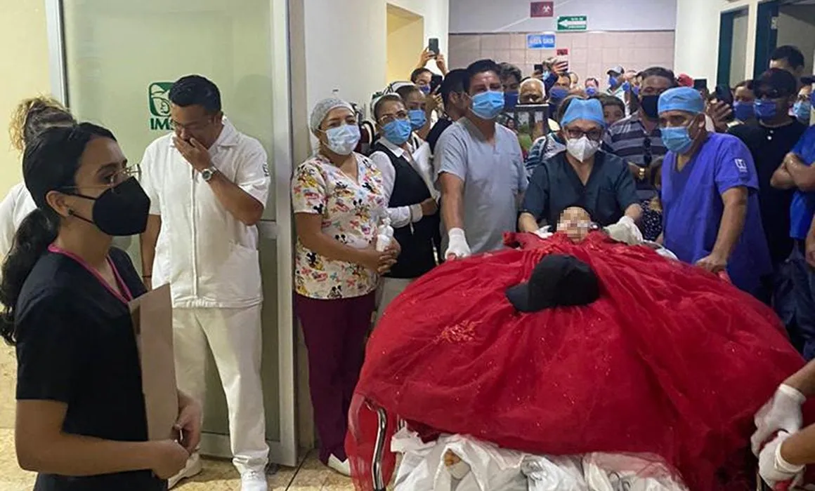 La despiden con su vestido de quinceañera; donan sus órganos