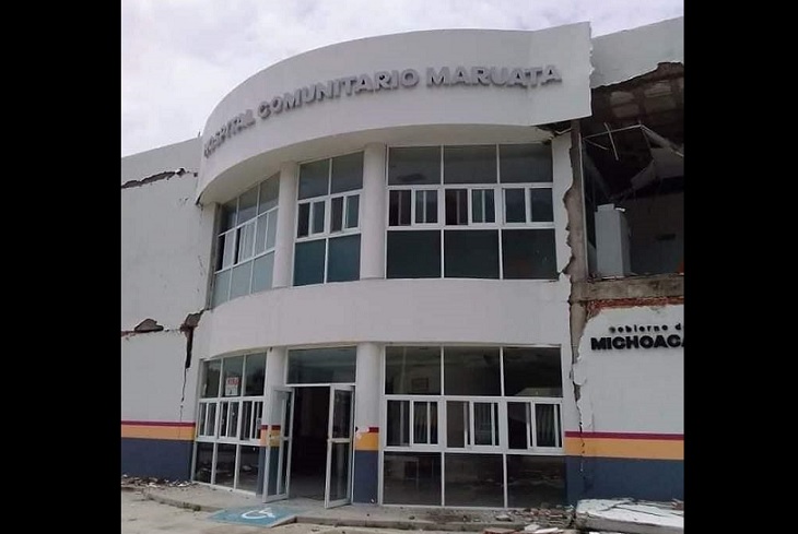 Iniciaría este mes reconstrucción de hospital en Maruata tras daños por sismo