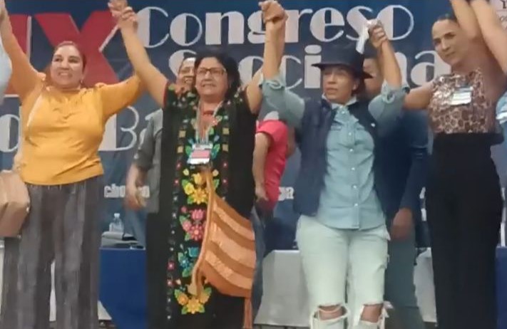 “Es tiempo de las mujeres”; Eva Hinojosa nueva líder de CNTE Michoacán