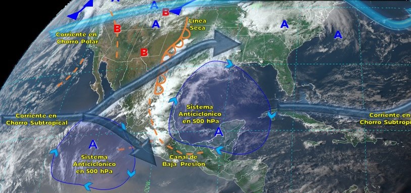 Lluvias, calor y hasta tornados, el clima en México para mañana