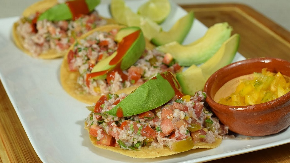 Carne apache ceviche Michoacán