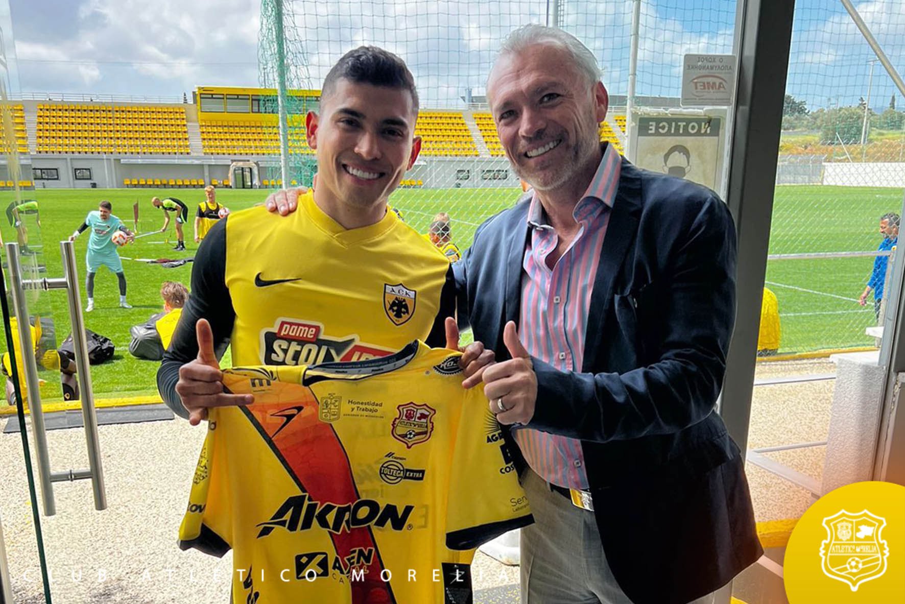 Confirman convenio entre Atlético Morelia y AEK de Grecia