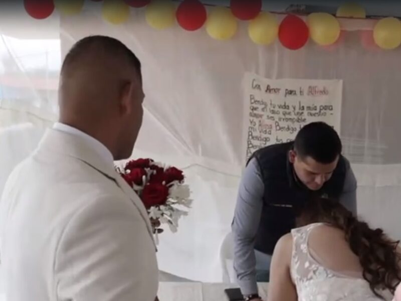 Formalizan matrimonio penal de Michoacán