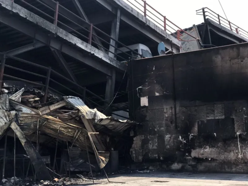 Alfonso Martínez culpa a comerciantes ambulantes de incendio en mercado de Morelia6