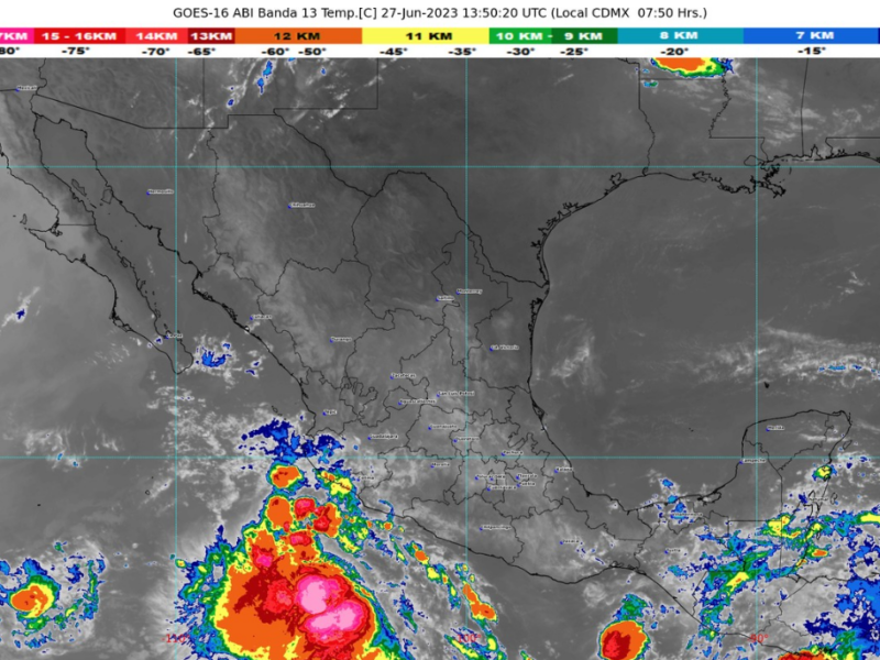 SMN anunció el pronóstico del clima en México para hoy