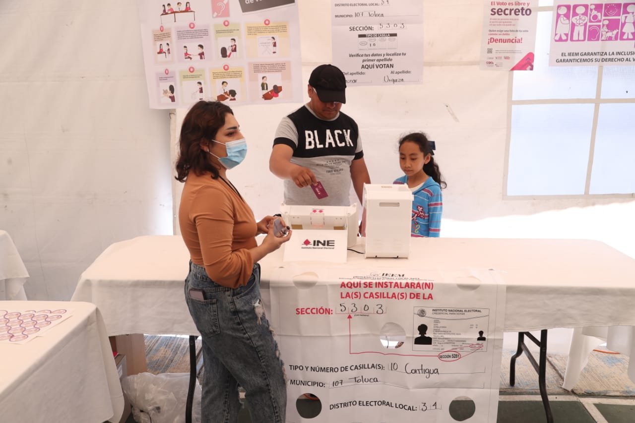 Instaladas y en función 96.14 casillas en Edomex y Coahuila INE