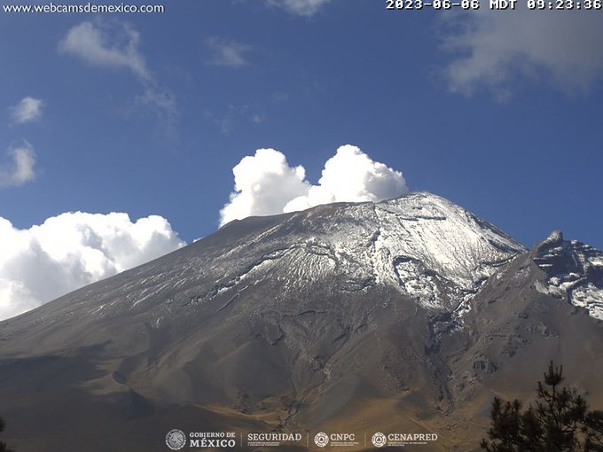 Retrocede semáforo del Popocatépetl a amarillo fase 2