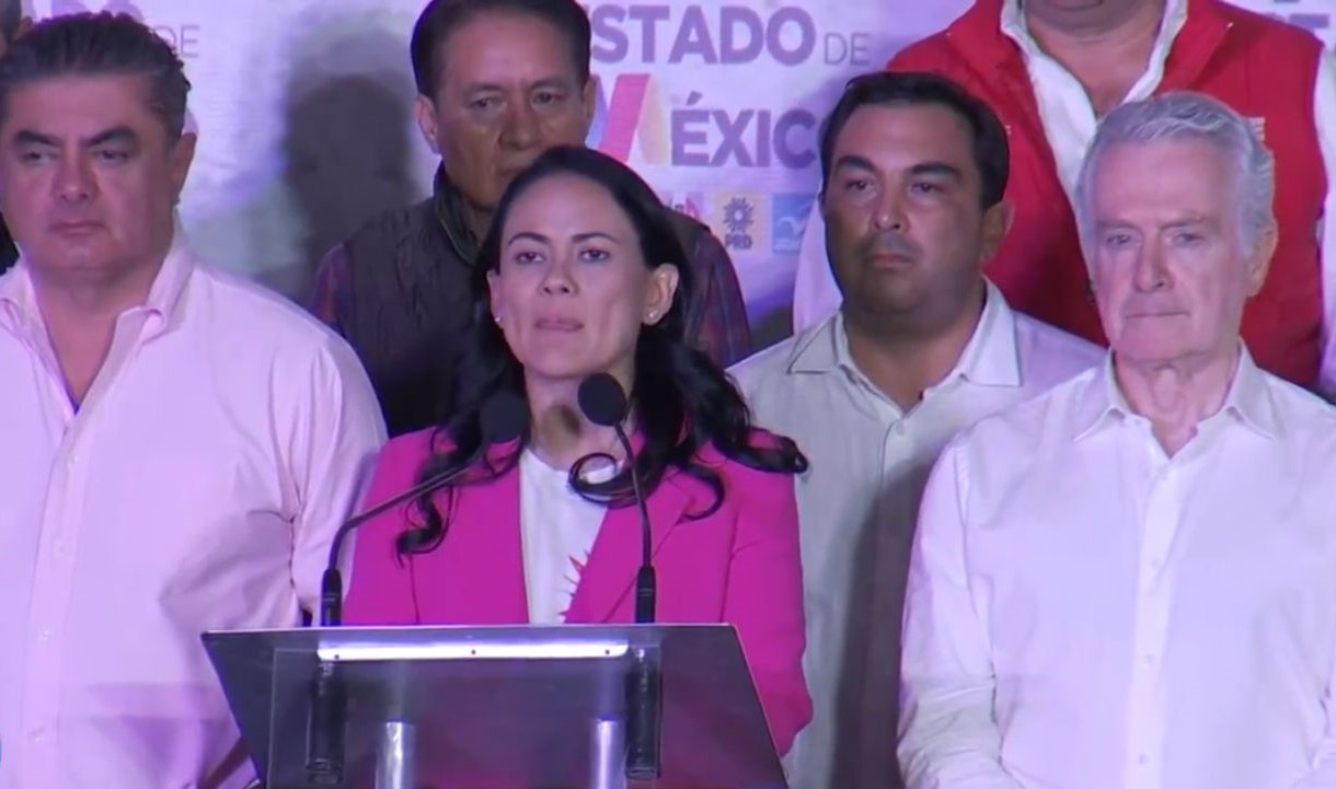 “Reconozco triunfo de Delfina Gómez”: Alejandra del Moral tras conteos rápidos